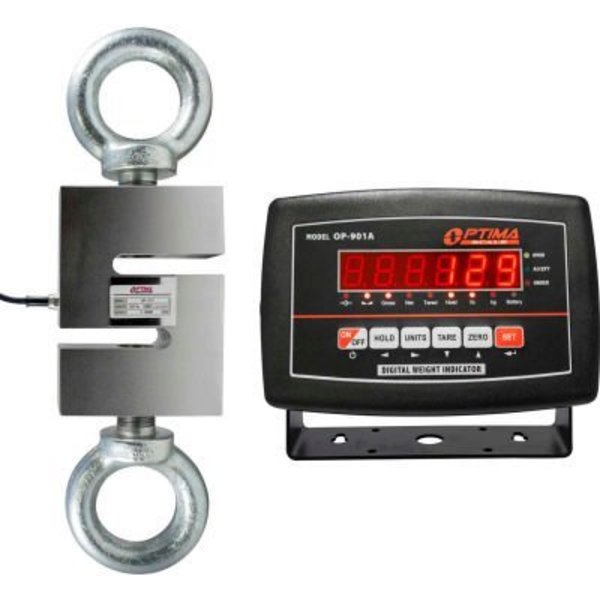 Optima Scale Mfg. Optima LED Digital Hanging Scale 10,000lb x 2lb OP-926-10000LED